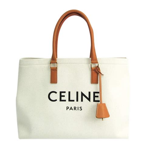 celine paris canvas tote bag|Celine shopper tote bag.